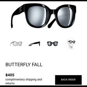 Chanel butterfly sunglasses